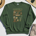 Camper’s Family Vacation Sweatshirt, Funny Outdoor Campfire Coffee Trail Mix Adventure Sweatshirt 3