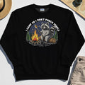 I Camp So I Don’t Punch People Sweatshirt, Funny Raccoon Marshmallow Campfire Sweatshirt 2