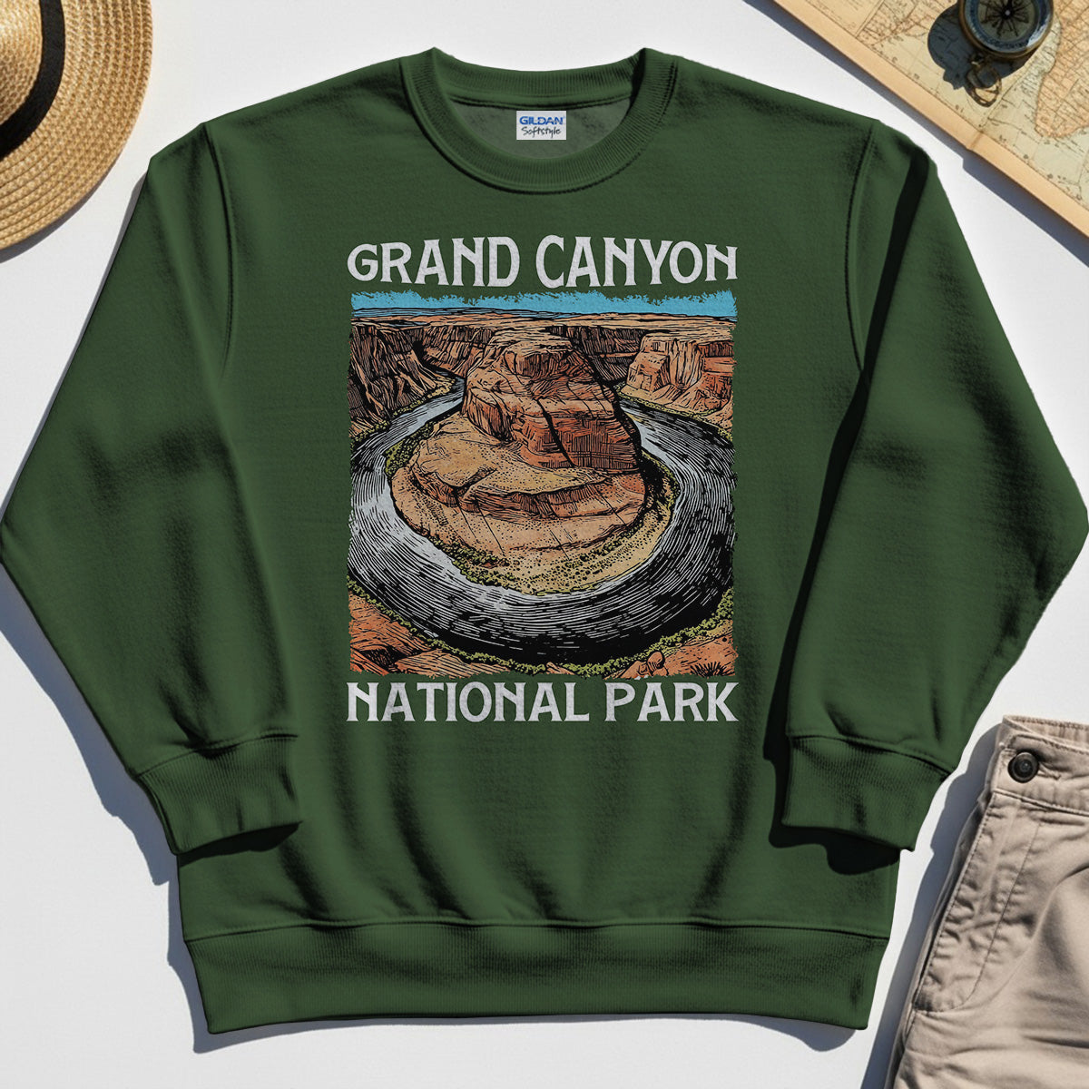 Retro Grand Canyon National Park Sweatshirt 3