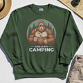 Funny Bigfoot Camping Sweatshirt 