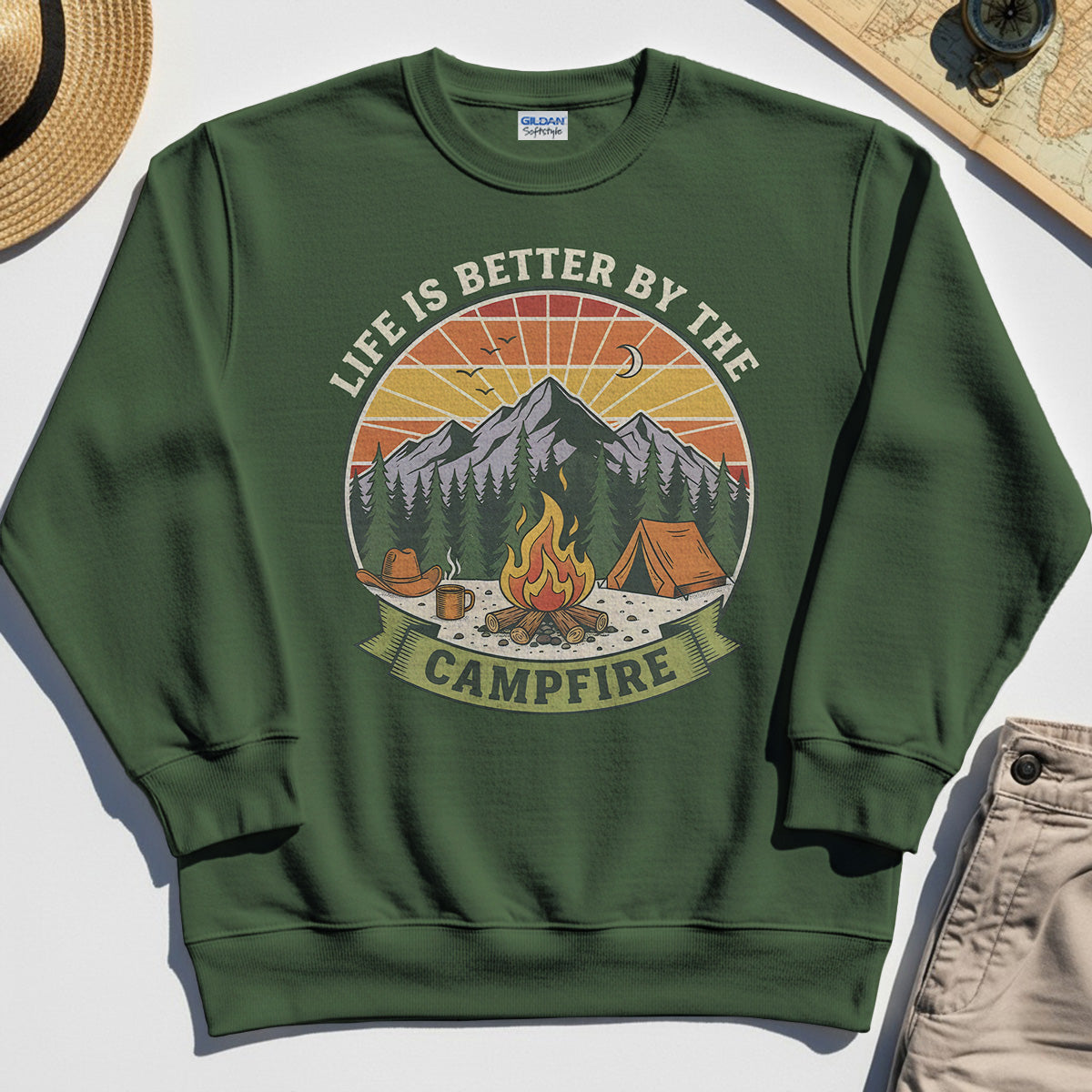 Life Is Better By The Campfire Sweatshirt 1