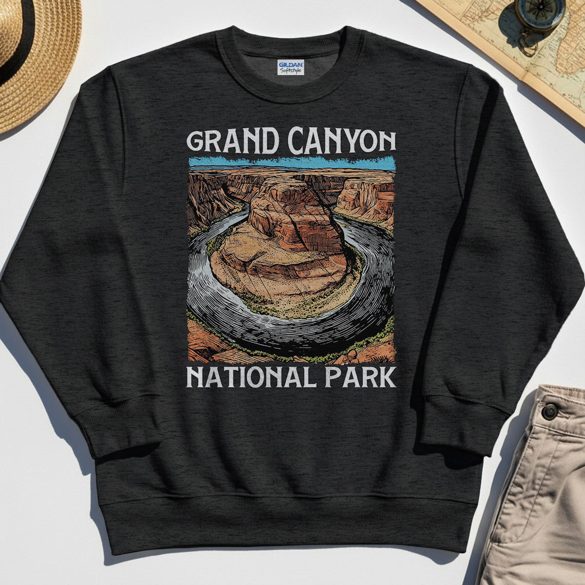 Retro Grand Canyon National Park Sweatshirt 4