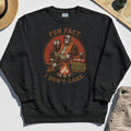 Funny Bigfoot Camping Sweatshirt, 