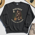 Bigfoot Grabbed My Wiener Sweatshirt, Funny Sasquatch Camping Sweatshirts 1
