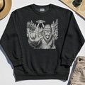 Funny Bigfoot Rock On Sweatshirt 3