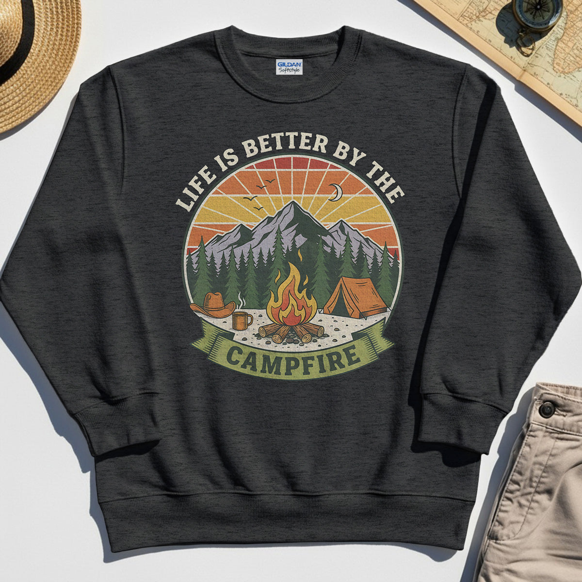 Life Is Better By The Campfire Sweatshirt 3
