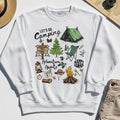 Let’s Go Camping Adventure Sweatshirt, Funny Happy Camper Sweatshirt For Outdoor Enthusiasts And Travelers 8