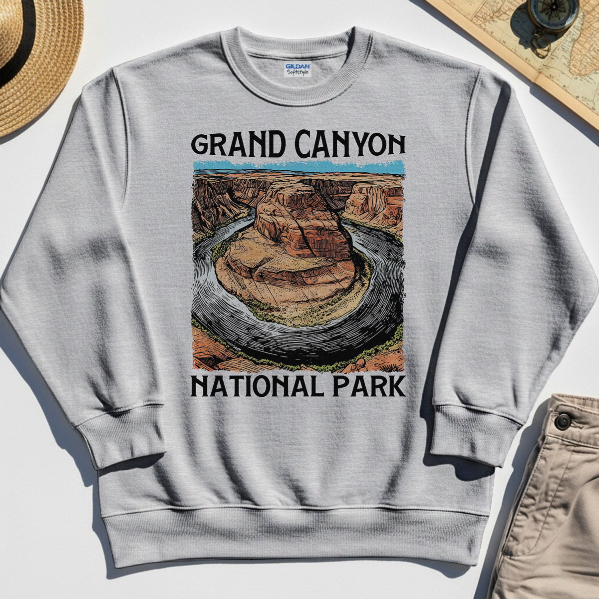 Retro Grand Canyon National Park Sweatshirt 5