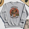 Funny Bigfoot Camping Sweatshirt, 