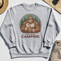 Funny Bigfoot Camping Sweatshirt 