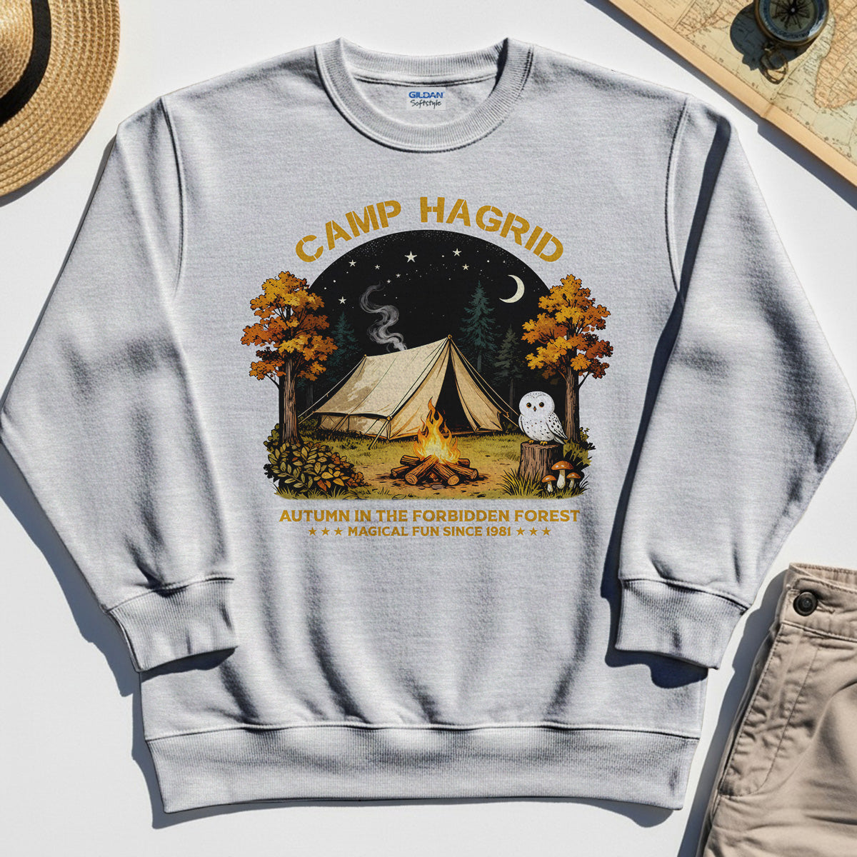 Vintage Camp Hagrid 1981 Sweatshirt 4