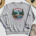 Yellowstone National Park Sweatshirt, Do Not Pet The Fluffy Cows Funny Bison Graphic Sweatshirt 5