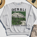 Denali National Park Sweatshirt, National Park Mountain Landscape Sweatshirt 1