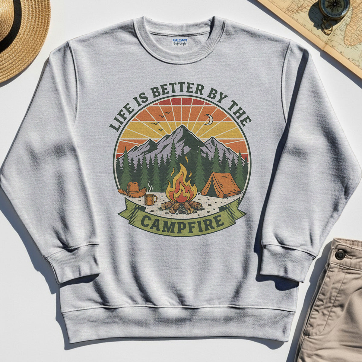 Life Is Better By The Campfire Sweatshirt 4