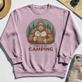 Funny Bigfoot Camping Sweatshirt 