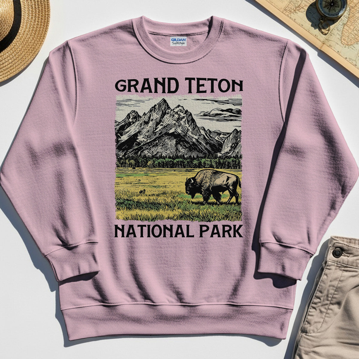 Vintage Grand Teton National Park Sweatshirt 5