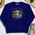 Yellowstone National Park Sweatshirt, Do Not Pet The Fluffy Cows Funny Bison Graphic Sweatshirt 1