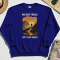 No Bad Trails Just Bad Knees Sweatshirt, Funny Trail And Camping Sweatshirt For Outdoor Lovers 6