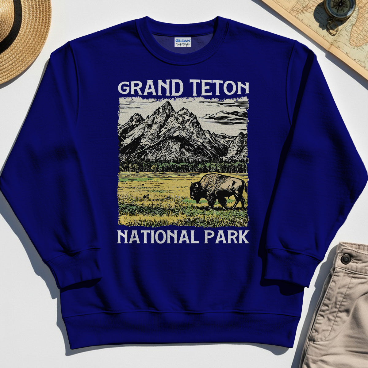 Vintage Grand Teton National Park Sweatshirt 6