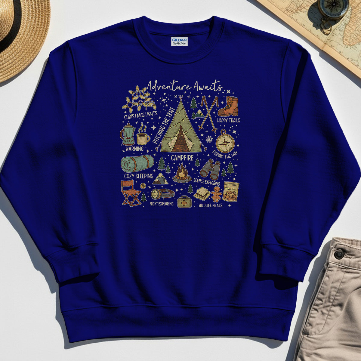 Camping Adventure Awaits Sweatshirt 7