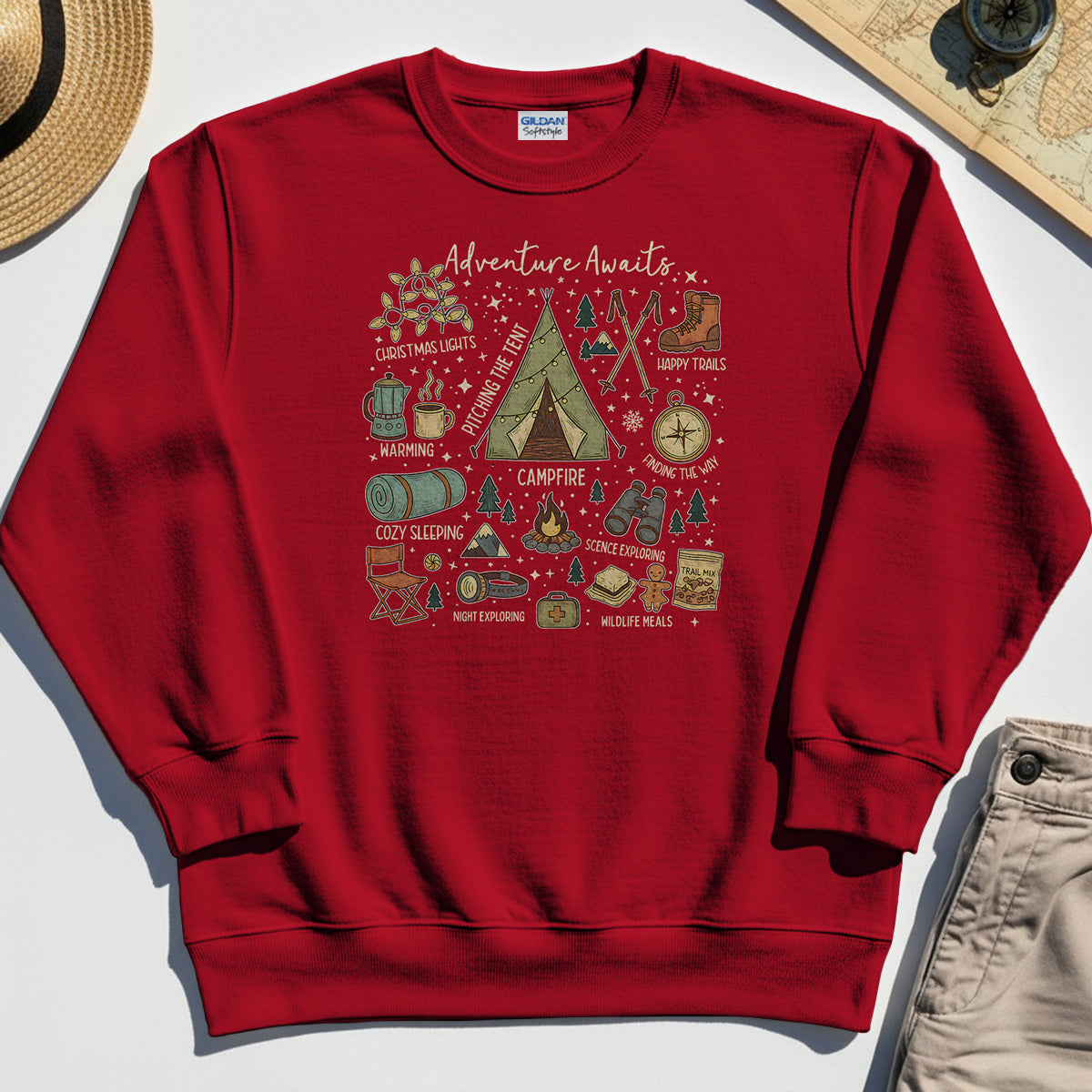 Camping Adventure Awaits Sweatshirt 8