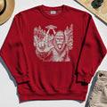 Funny Bigfoot Rock On Sweatshirt 7