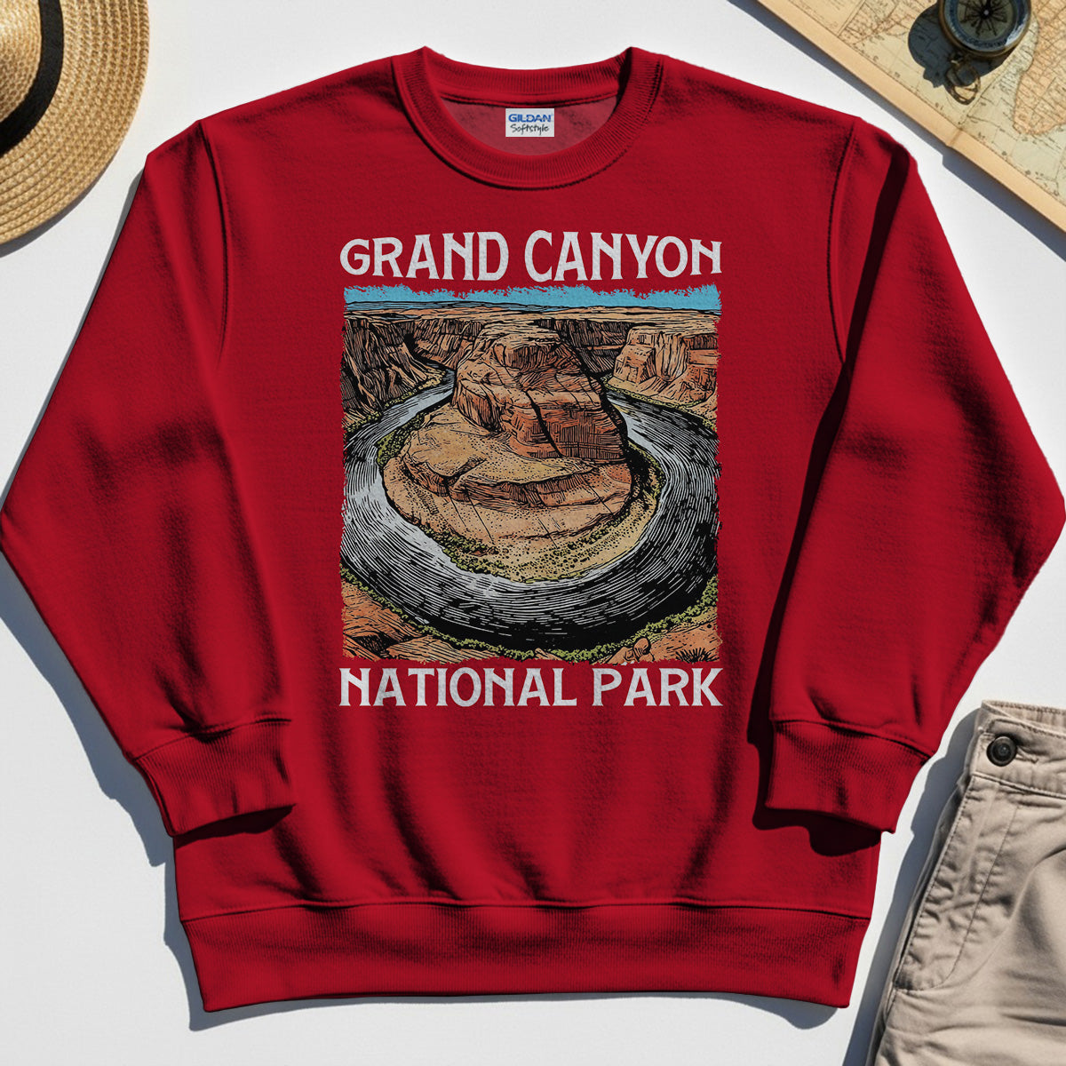 Retro Grand Canyon National Park Sweatshirt 7