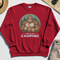 Funny Bigfoot Camping Sweatshirt 