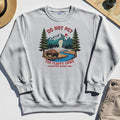 Yellowstone National Park Sweatshirt, Do Not Pet The Fluffy Cows Funny Bison Graphic Sweatshirt 8
