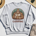 Funny Bigfoot Camping Sweatshirt 