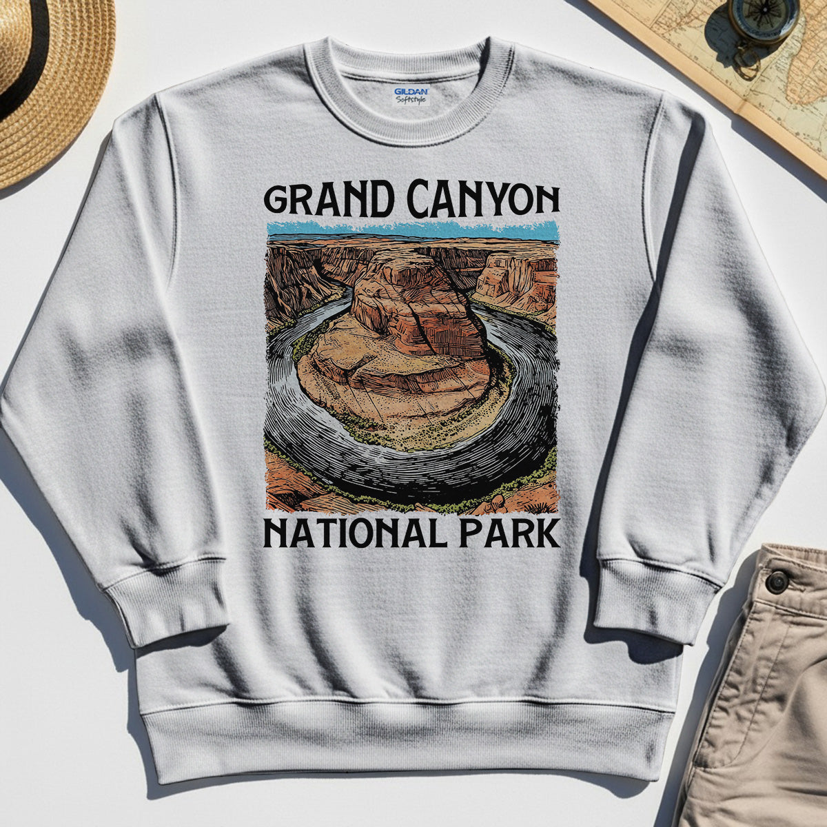 Retro Grand Canyon National Park Sweatshirt 8