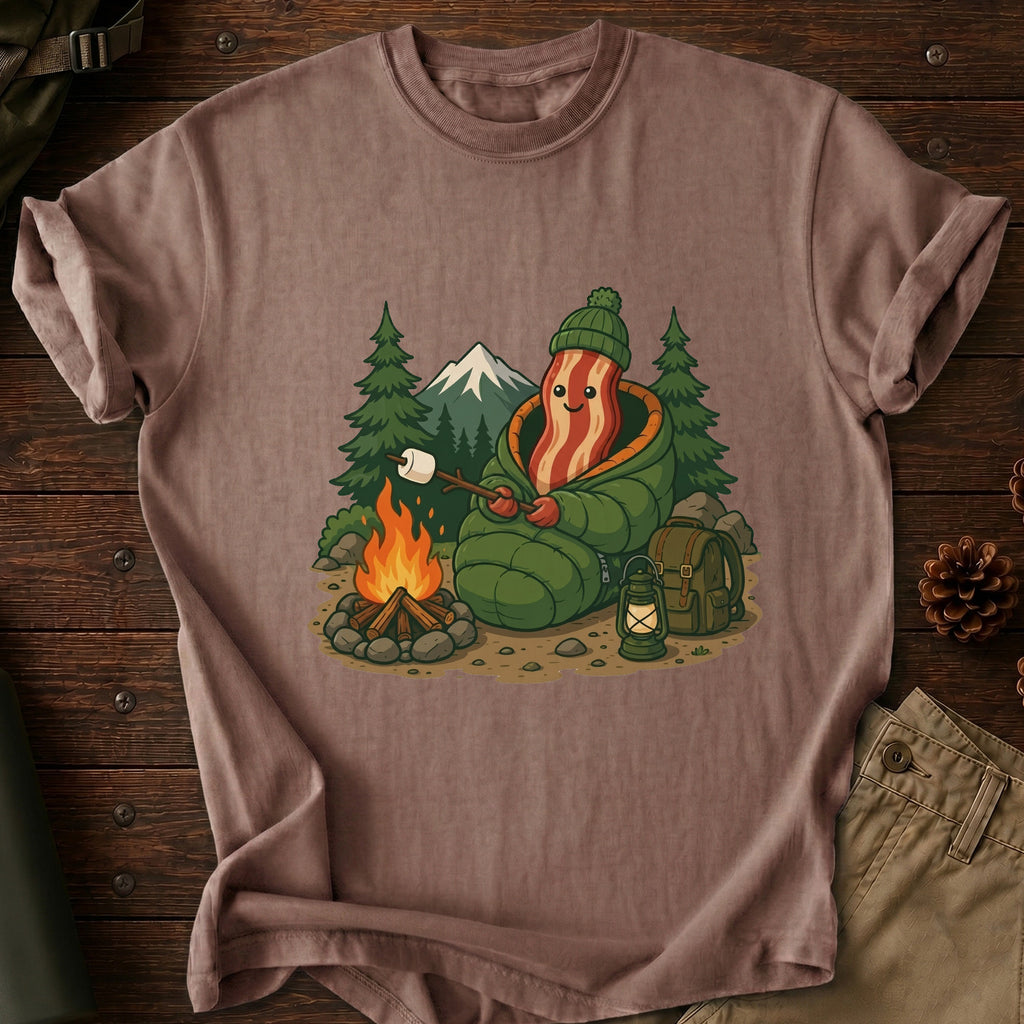 Camping Bacon T-Shirt