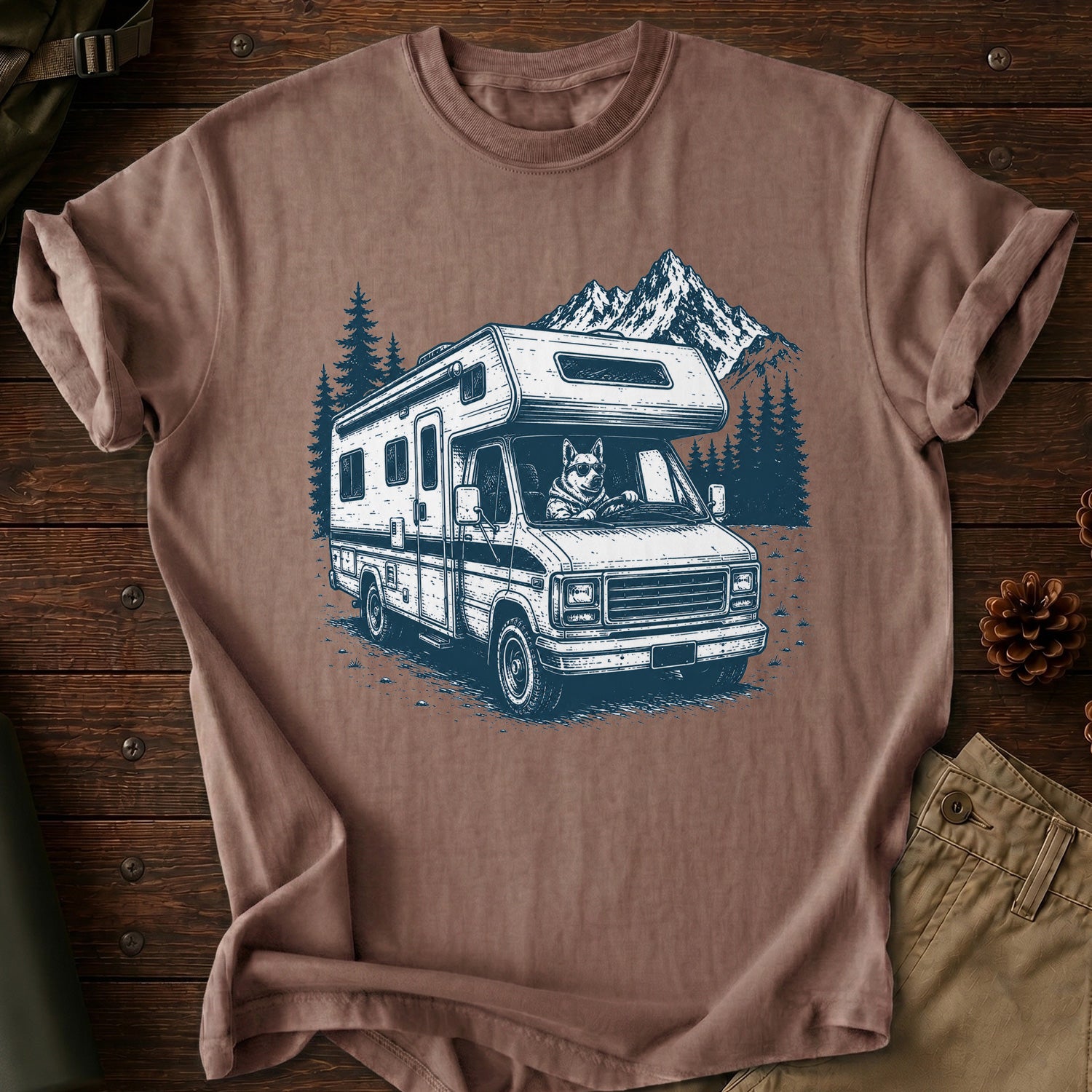 Driving Dog T-Shirt