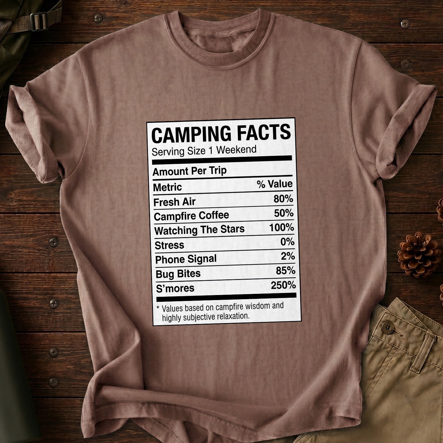 Camping Facts T-Shirt