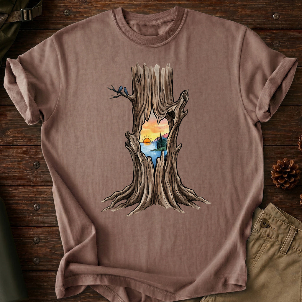 Tree Hollow Landscape T-Shirt