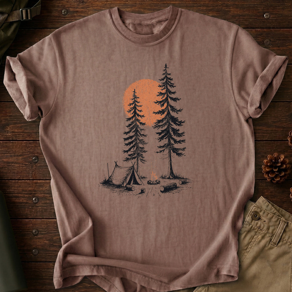 Sunset In Forest T-Shirt