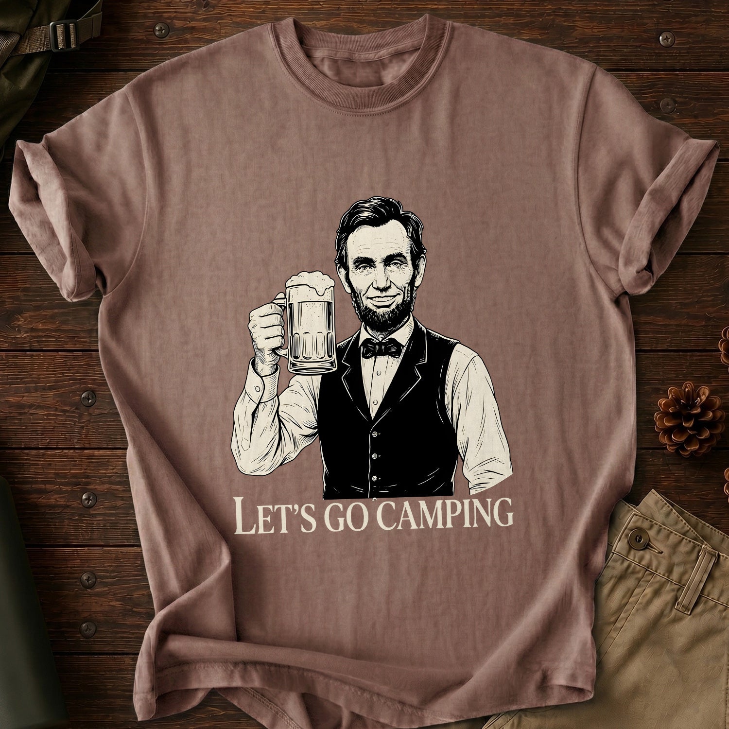 Go Camping With Lincoln T-Shirt