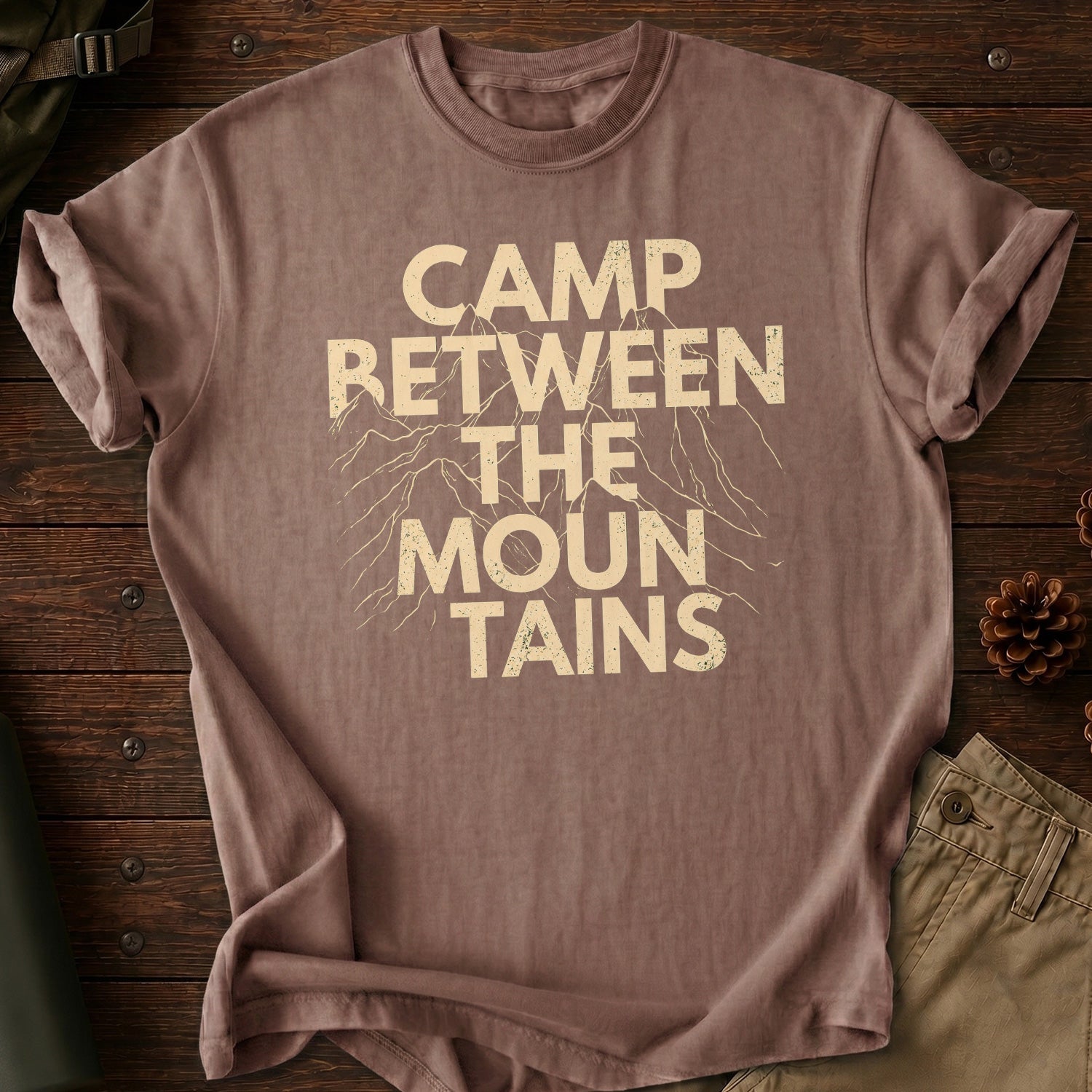 Camp Between The Mountains T-Shirt