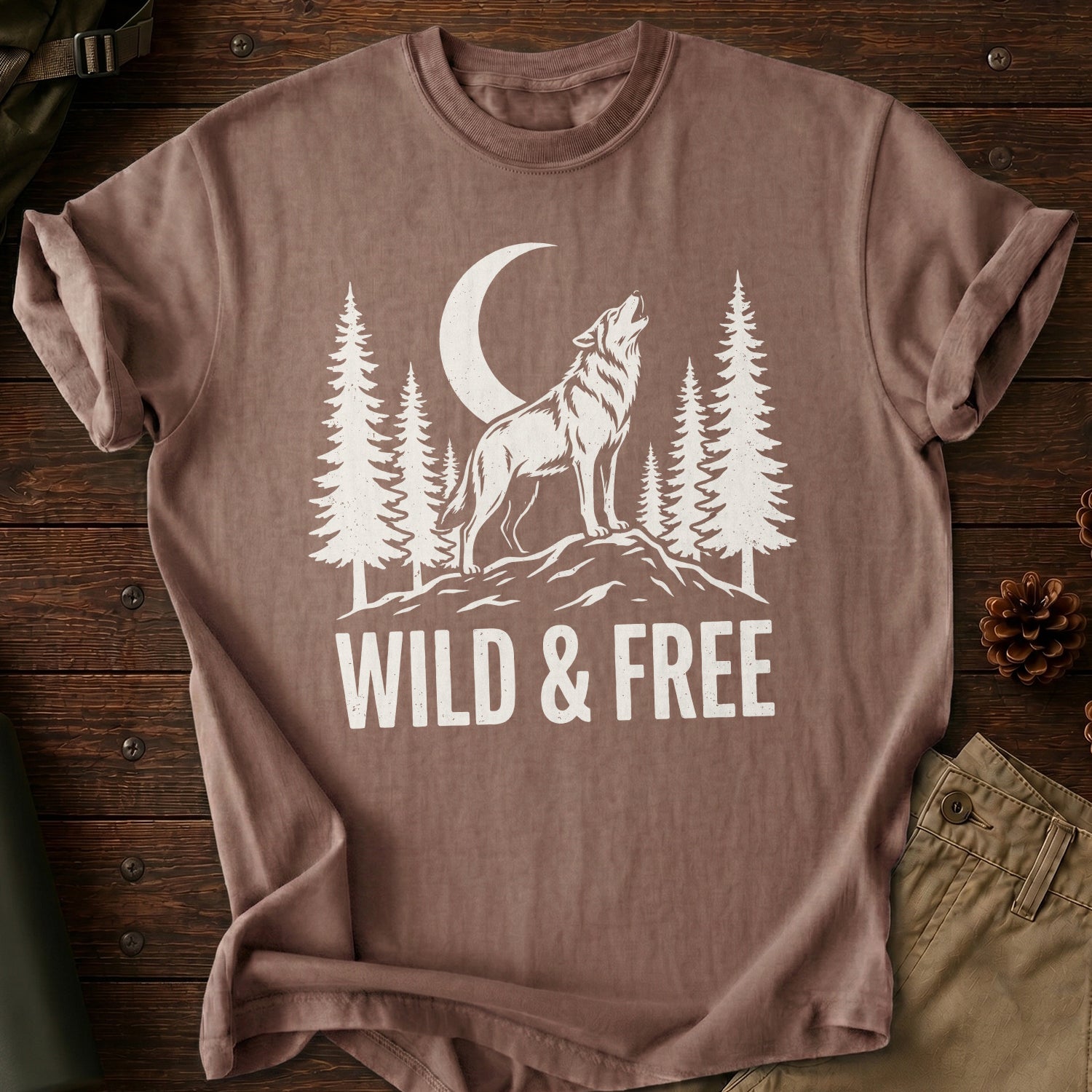 Wild And Free Wolf T-Shirt