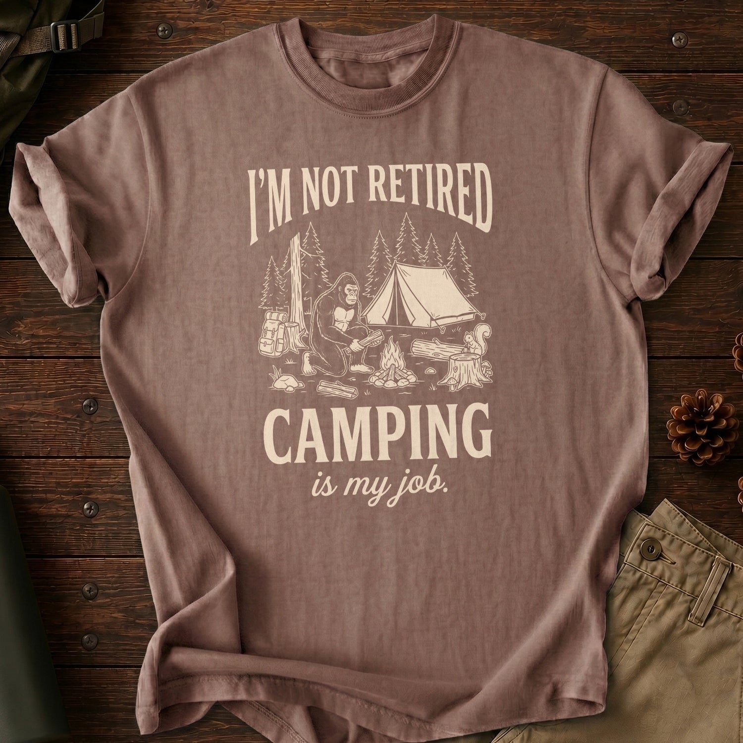 Camping Is My Job T-Shirt