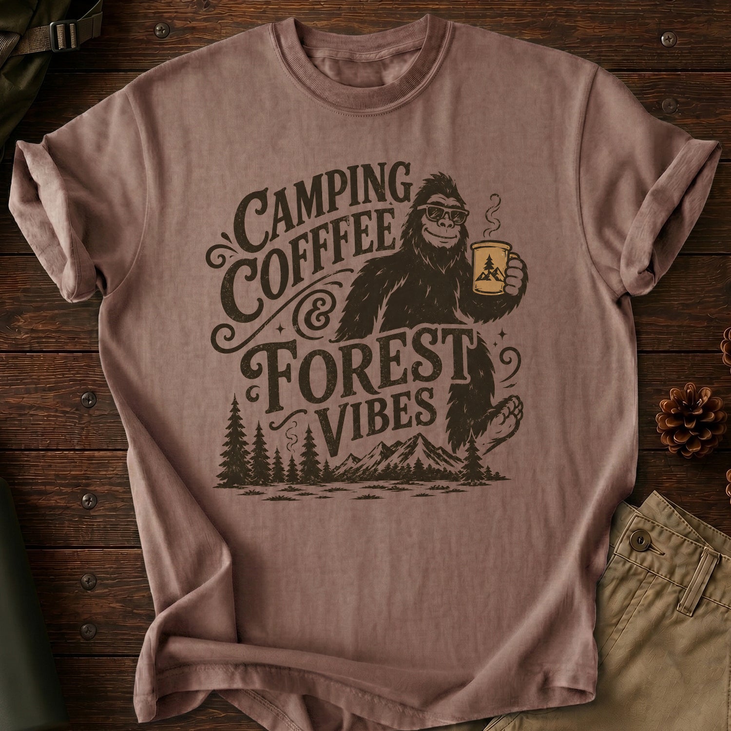 Camping Coffee T-Shirt