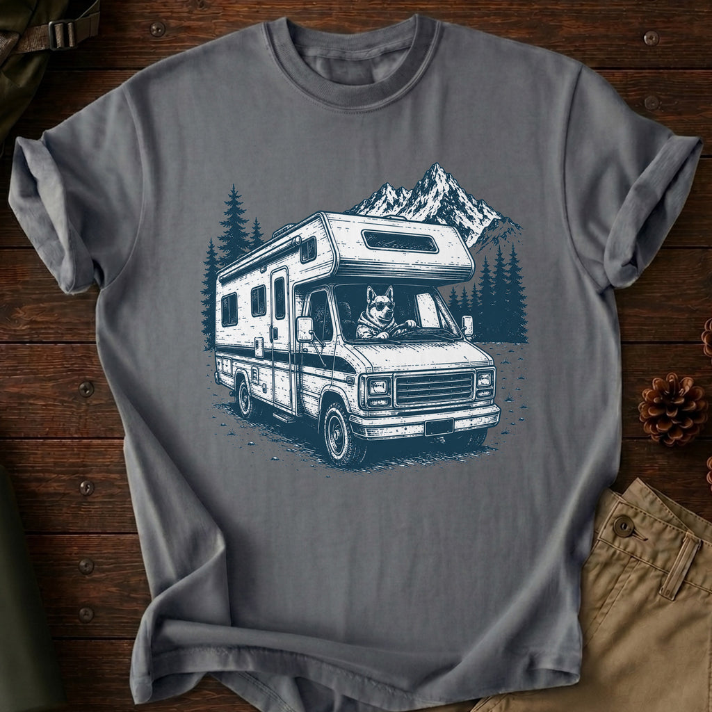 Driving Dog T-Shirt