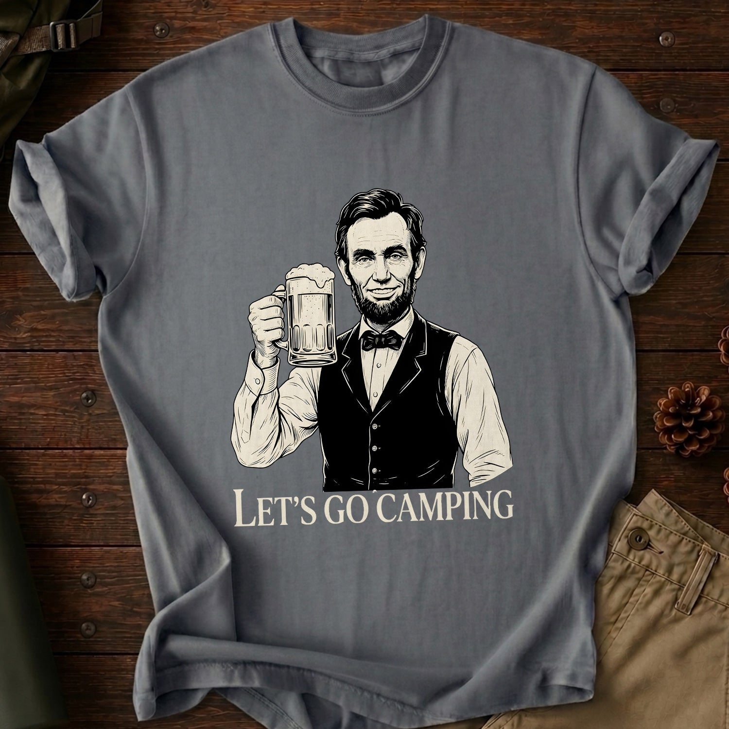 Go Camping With Lincoln T-Shirt