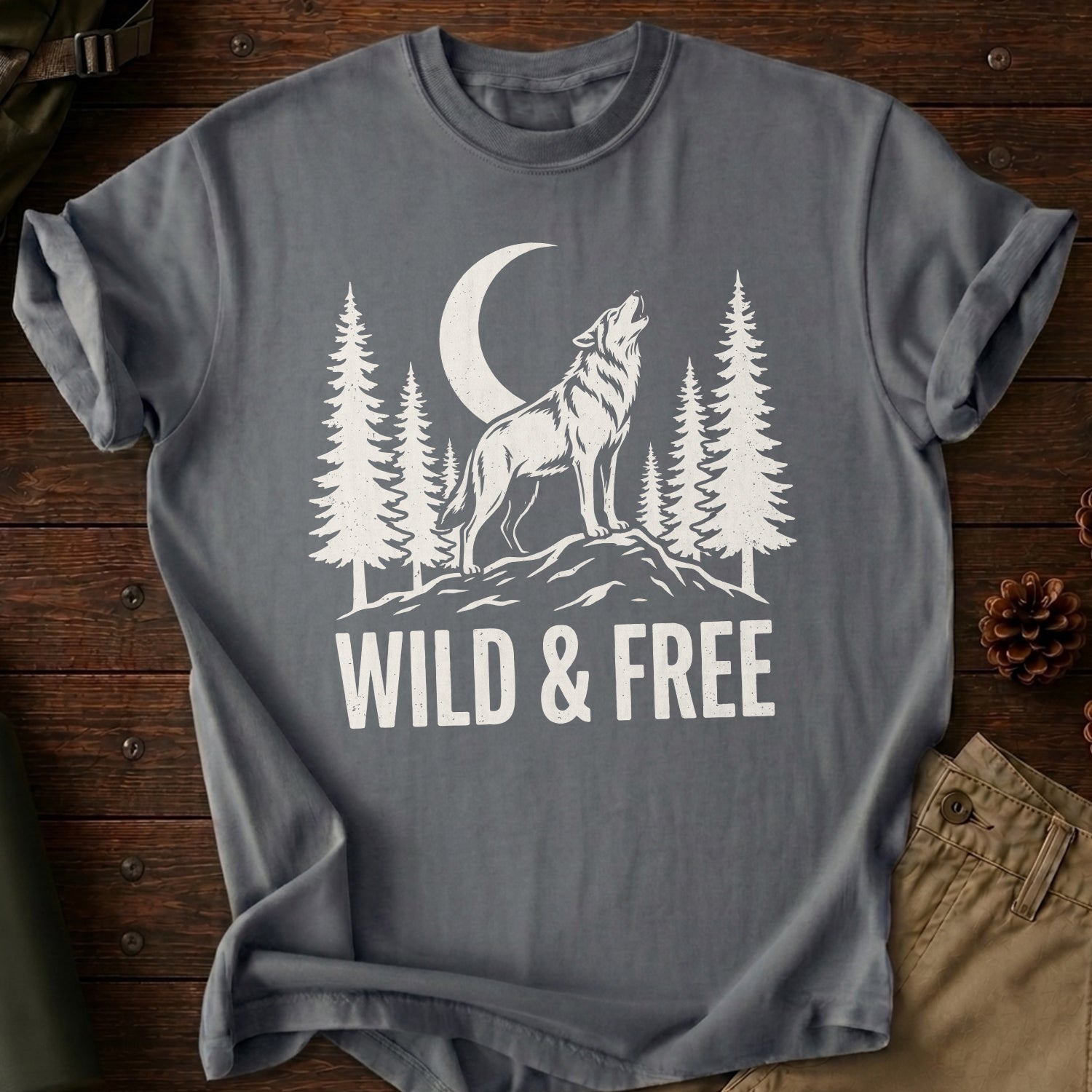 Wild And Free Wolf T-Shirt