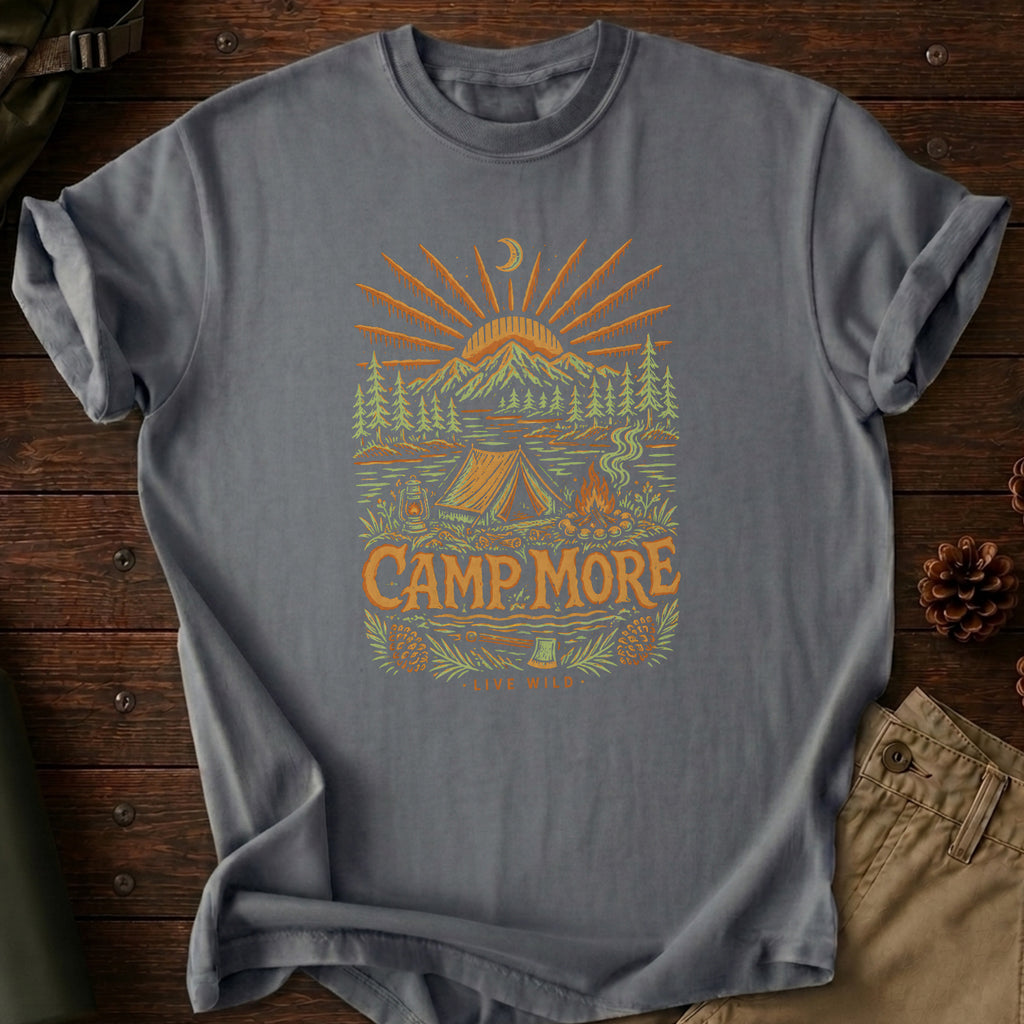 Camp More Live Wild T-Shirt