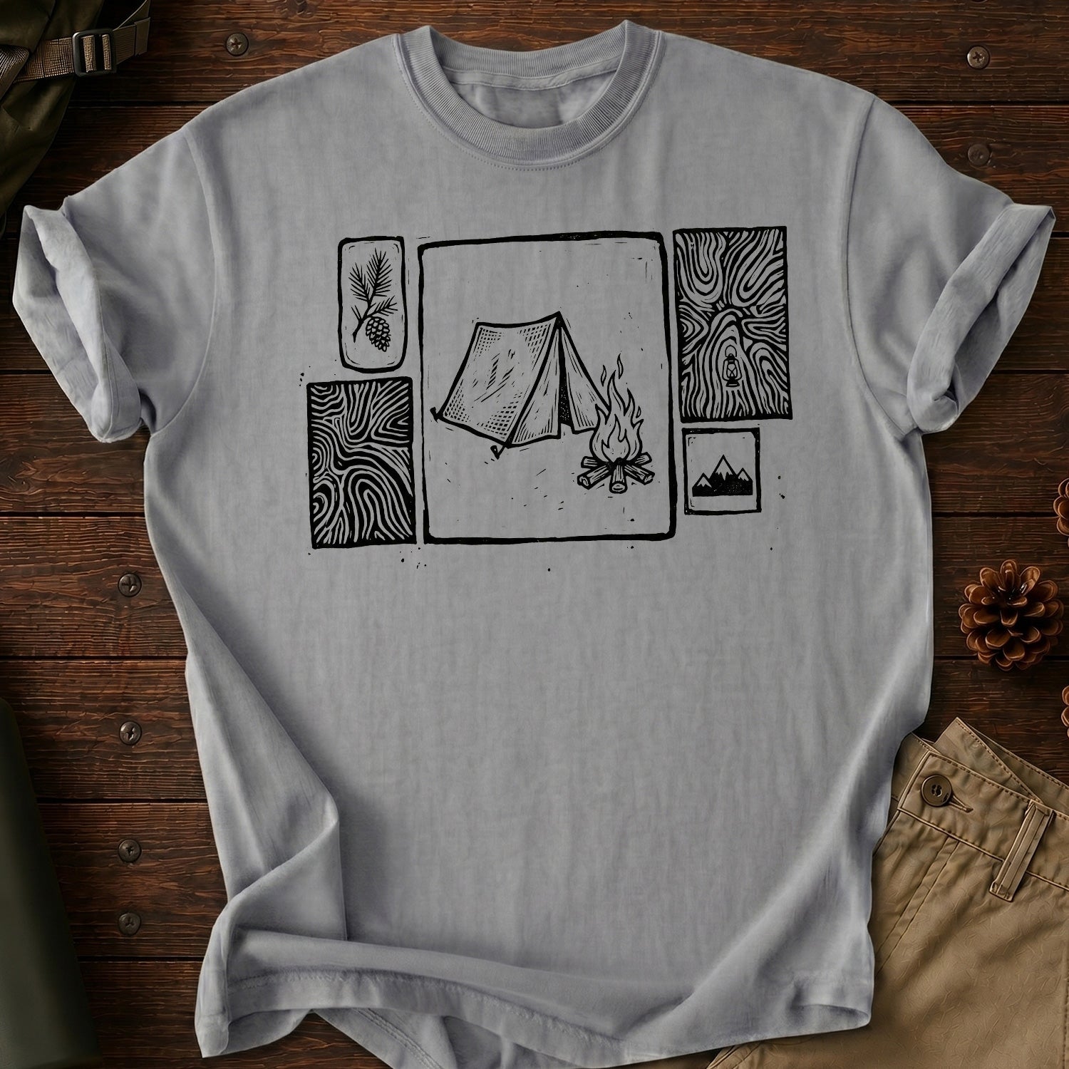 Tent Camping T-Shirt