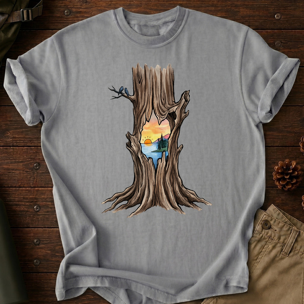 Tree Hollow Landscape T-Shirt