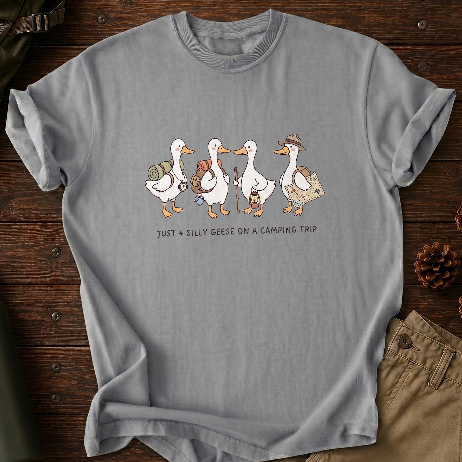 Silly Geese Camping Trip T-Shirt
