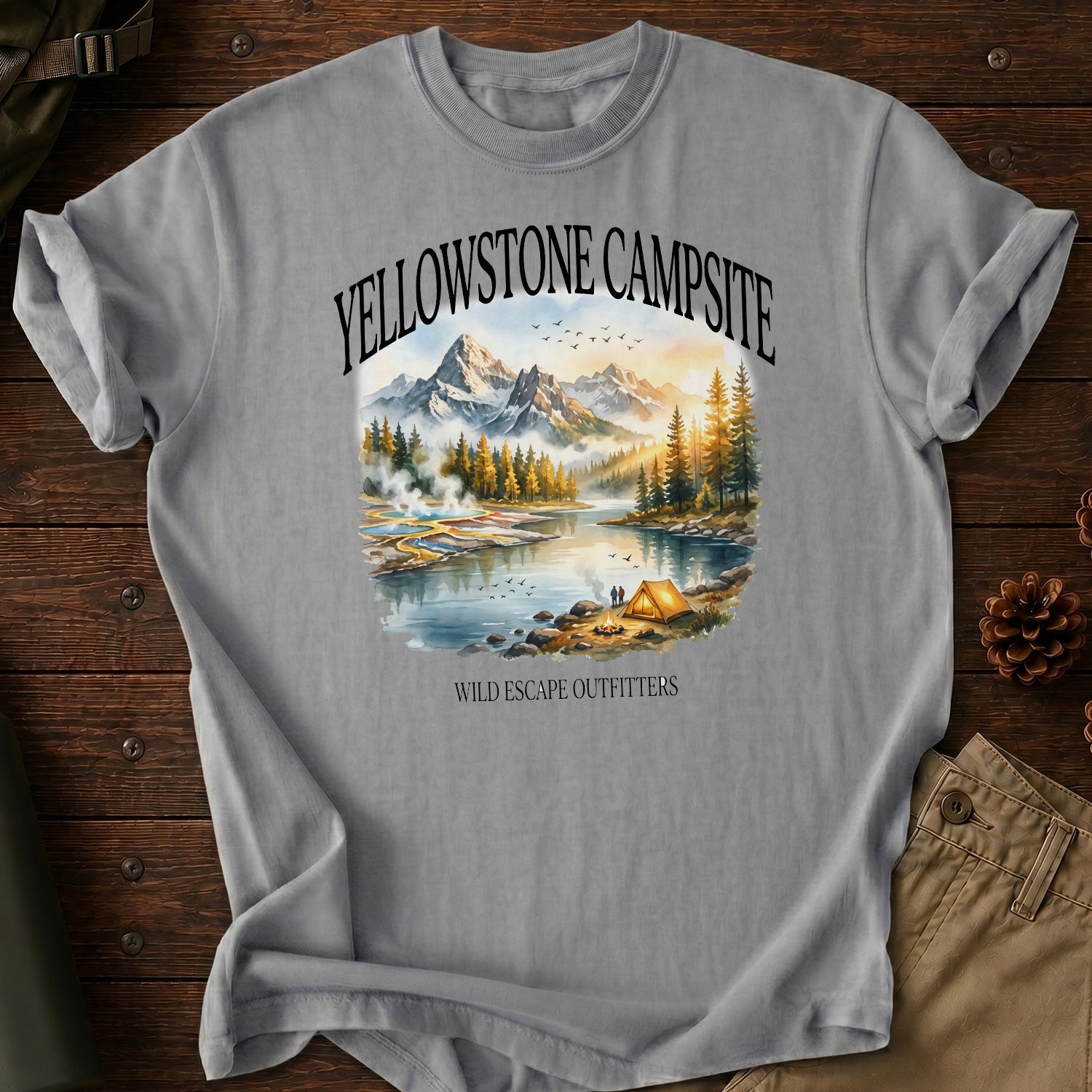Yellowstone Campsite T-Shirt
