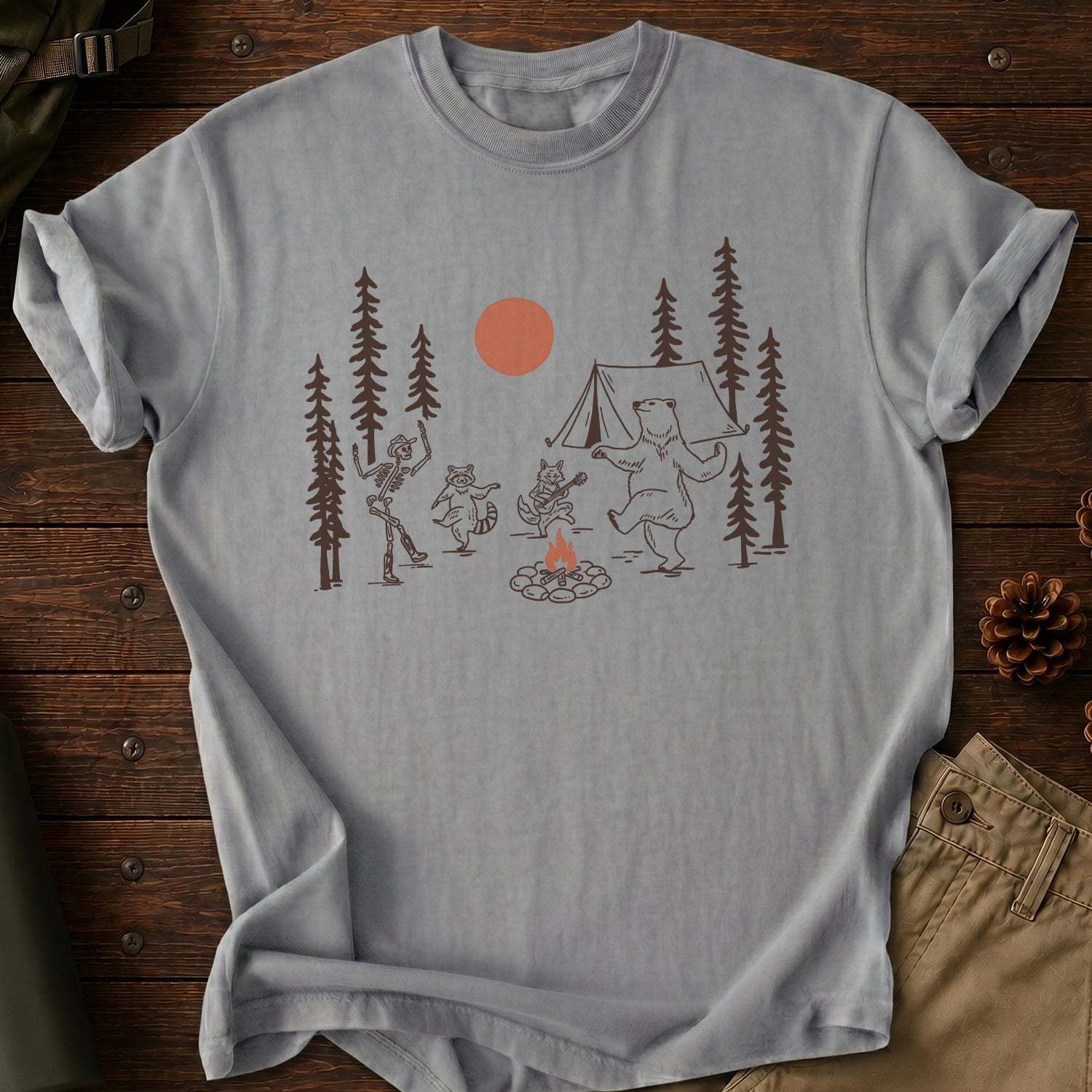 Midnight Forest Jam Session T-Shirt